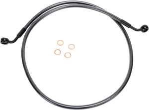 Magnum - Brake Line - 60/60° - 50" - Black Pearl - E-Z Align DOT Braided Single Disc Front Brake Line - 46650SW