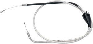 Magnum - Idle Cable - Cruise - 41-1/2" - Sterling Chromite II - Sterling Chromite II Braided Cable for Harley-Davidson  Idle - 3427