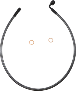 Magnum - Brake Line - Front - 12 mm - 90° - 30" - KARBONFIBR - KARBONFIBR Designer Series DOT ABS-Specific Front Upper Brake Kit - AS778030 Magnum - Brake Line - Front - 12 mm - 90° - 30" - KARBONFIBR - KARBONFIBR Designer Series DOT ABS-Specific Front Upper Brake Kit - AS778030