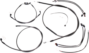 Magnum - Control Cable Kit - Black Pearl - Black Pearl Designer Handlebar Installation Kit - 487941