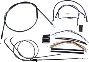 Magnum - Control Cable Kit - Black Pearl - Black Pearl Designer Handlebar Installation Kit - 487923