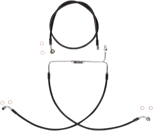 Magnum - Brake Line Kit - XR - Black - XR Stainless Extreme Response Front DOT Brakeline Kit - SBC1310-27