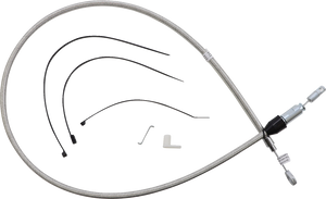 Magnum - Cable - Clutch - Quick Connect - Stainless Steel - Polished Stainless Quick Connect Upper Clutch Cable - 523411HE
