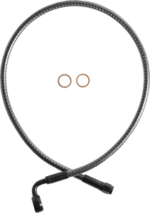 Magnum - Brake Line - Front - 12 mm - 90° - 26" - KARBONFIBR - KARBONFIBR Designer Series DOT ABS-Specific Front Upper Brake Kit - AS778026 Magnum - Brake Line - Front - 12 mm - 90° - 26" - KARBONFIBR - KARBONFIBR Designer Series DOT ABS-Specific Front Upper Brake Kit - AS778026