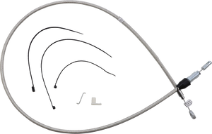Magnum - Cable - Clutch - Quick Connect - Stainless Steel - Polished Stainless Quick Connect Upper Clutch Cable - 523418HE