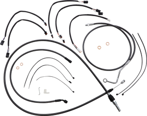 Magnum - Control Cable Kit - Black Pearl - Black Pearl Designer Handlebar Installation Kit - 4871132