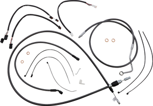 Magnum - Control Cable Kit - Black Pearl - Black Pearl Designer Handlebar Installation Kit - 4871151