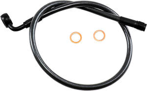 Magnum - Brake Line - 12mm-90° - 24" - Black Pearl - Designer Series DOT ABS-Specific Upper Brake Line Kit - AS478024 Magnum - Brake Line - 12mm-90° - 24" - Black Pearl - Designer Series DOT ABS-Specific Upper Brake Line Kit - AS478024