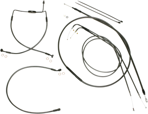 Magnum - Control Cable Kit - Black Pearl - Black Pearl Designer Handlebar Installation Kit - 487284 Magnum - Control Cable Kit - Black Pearl - Black Pearl Designer Handlebar Installation Kit - 487284