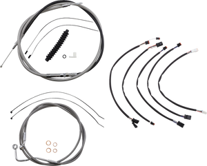 Magnum - Control Cable Kit - XR - Stainless Steel/Chrome - XR Handlebar Installation Kit - 5891022 Magnum - Control Cable Kit - XR - Stainless Steel/Chrome - XR Handlebar Installation Kit - 5891022