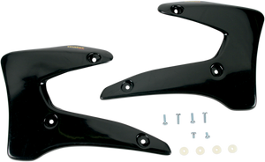 Maier - Radiator Scoops - TTR125 - Black - Replacement Radiator Plastic - 600010