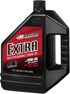 Maxima Racing Oil - Extra Synthetic 4T Oil - 10W40 - 4L - Extra High Performance Synthetic  4T Engine Oil - 169128 Maxima Racing Oil - Extra Synthetic 4T Oil - 10W40 - 4L - Extra High Performance Synthetic  4T Engine Oil - 169128