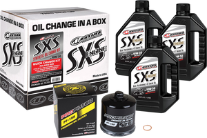 Maxima Racing Oil - SXS Synthetic Oil Change Kit - Polaris Turbo - 10W-50 - SXS/UTV Synthetic Quick Oil Change Kit - 90-219013-TXP Maxima Racing Oil - SXS Synthetic Oil Change Kit - Polaris Turbo - 10W-50 - SXS/UTV Synthetic Quick Oil Change Kit - 90-219013-TXP
