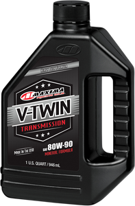 Maxima Racing Oil - V-Twin Transmission Oil - 80W-90 - 1 U.S. quart - V-Twin Transmission/Gear Oil - 40-02901 Maxima Racing Oil - V-Twin Transmission Oil - 80W-90 - 1 U.S. quart - V-Twin Transmission/Gear Oil - 40-02901