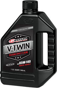 Maxima Racing Oil - V-Twin Transmission Oil - 85W-140 - 1 U.S. quart - Heavy-Duty V-Twin Transmission Gear Oil - 40-01901 Maxima Racing Oil - V-Twin Transmission Oil - 85W-140 - 1 U.S. quart - Heavy-Duty V-Twin Transmission Gear Oil - 40-01901