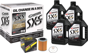 Maxima Racing Oil - SXS Synthetic Oil Change Kit - Can-Am - 5W-40 - SXS/UTV Synthetic Quick Oil Change Kit - 90-469013-CA Maxima Racing Oil - SXS Synthetic Oil Change Kit - Can-Am - 5W-40 - SXS/UTV Synthetic Quick Oil Change Kit - 90-469013-CA