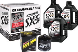 Maxima Racing Oil - SXS Synthetic Oil Change Kit - Polaris Turbo - 5W-50 - SXS/UTV Synthetic Quick Oil Change Kit - 90-189013-TXP Maxima Racing Oil - SXS Synthetic Oil Change Kit - Polaris Turbo - 5W-50 - SXS/UTV Synthetic Quick Oil Change Kit - 90-189013-TXP