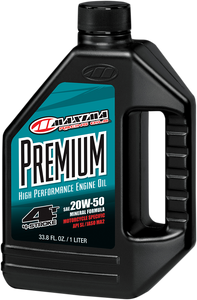 Maxima Racing Oil - Premium High Performance Mineral 4T Engine Oil - 20W50 - 1L - Premium High Performance Mineral 4T Engine Oil - 35901 Maxima Racing Oil - Premium High Performance Mineral 4T Engine Oil - 20W50 - 1L - Premium High Performance Mineral 4T Engine Oil - 35901