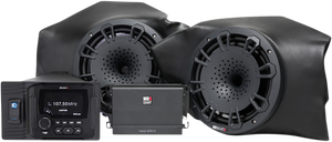 Mb Quart - Stage 2 Amplified Audio Package - Polaris - Model-Tuned Stage 2 Amplified Audio System - MBQR-STG2-RAD-2 Mb Quart - Stage 2 Amplified Audio Package - Polaris - Model-Tuned Stage 2 Amplified Audio System - MBQR-STG2-RAD-2