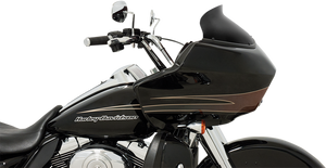 Memphis Shades - Spoiler Windshield - 5" - Black - FLTR '15+ - Spoiler Replacement Windshield for OE Fairings - MEP85911