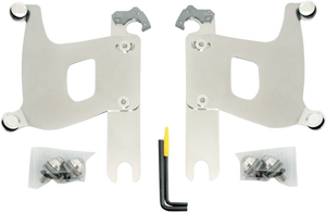 Memphis Shades - Bullet Trigger Lock Mounting Kit - Covered Forks - Without Lightbar - Bullet Fairing Trigger-Lock Hardware Kit - MEK1975 Memphis Shades - Bullet Trigger Lock Mounting Kit - Covered Forks - Without Lightbar - Bullet Fairing Trigger-Lock Hardware Kit - MEK1975