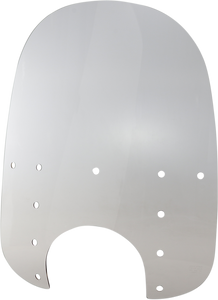 Memphis Shades - Fats Windshield - 21" - 9" Headlight Cutout - Solar - Plastic - Replacement Fats Windshield Plastic - MEP3819