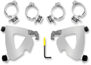 Memphis Shades - Road Warrior Mounting Kit - Polished - FXD - Road Warrior Trigger-Lock Mount Kit - MEK2028