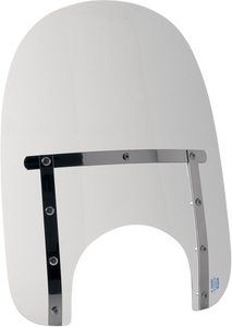 Memphis Shades - Memphis Slim Windshield - 17" - 9" Headlight Cut - Clear - Memphis Slim Windshield - MEM4220 Memphis Shades - Memphis Slim Windshield - 17" - 9" Headlight Cut - Clear - Memphis Slim Windshield - MEM4220