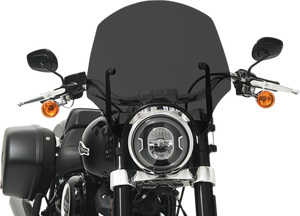 Memphis Shades - El Paso Windshield - 15" - 9" Headlight Cutout - Dark Black Smoke - El Paso Sportshield  9" - MEP5265 Memphis Shades - El Paso Windshield - 15" - 9" Headlight Cutout - Dark Black Smoke - El Paso Sportshield  9" - MEP5265