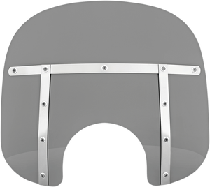 Memphis Shades - Fats Windshield - 13" - 7" Headlight - Black Smoke - Memphis Fats Windshield - MEM31112 Memphis Shades - Fats Windshield - 13" - 7" Headlight - Black Smoke - Memphis Fats Windshield - MEM31112