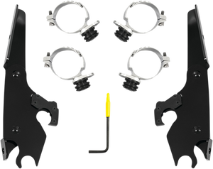 Memphis Shades - Batwing - Mounting Kit - Black - XL - Batwing Fairing Trigger-Lock Mounting Kit - MEB2056 Memphis Shades - Batwing - Mounting Kit - Black - XL - Batwing Fairing Trigger-Lock Mounting Kit - MEB2056