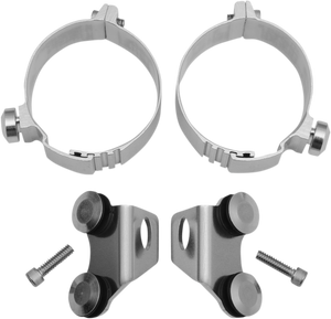 Memphis Shades - Fork Cover - Hardware Kit - Polished - Mounting Hardware Kit for Fork Deflectors - MEK1934 Memphis Shades - Fork Cover - Hardware Kit - Polished - Mounting Hardware Kit for Fork Deflectors - MEK1934