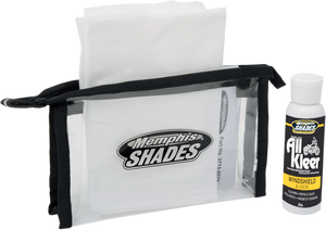 Memphis Shades - Windshield Cleaning Kit - 2 U.S. fl oz. - All Kleer Windshield/Fairing/Faceshield Cleaner - MEM0924 Memphis Shades - Windshield Cleaning Kit - 2 U.S. fl oz. - All Kleer Windshield/Fairing/Faceshield Cleaner - MEM0924