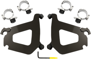 Memphis Shades - Bullet Mounting Kit - XV19 - Black - Bullet Fairing Mount Kit - MEB2010