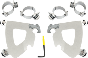 Memphis Shades - Gauntlet Mounting Kit - Polished - FXD - Gauntlet Fairing Trigger-Lock Hardware Kit - MEK1993 Memphis Shades - Gauntlet Mounting Kit - Polished - FXD - Gauntlet Fairing Trigger-Lock Hardware Kit - MEK1993