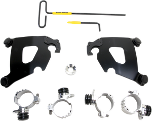 Memphis Shades - Cafe Mounting Kit - Black - XL883 - Cafe Fairing Trigger-Lock Hardware Kit - MEB2003 Memphis Shades - Cafe Mounting Kit - Black - XL883 - Cafe Fairing Trigger-Lock Hardware Kit - MEB2003