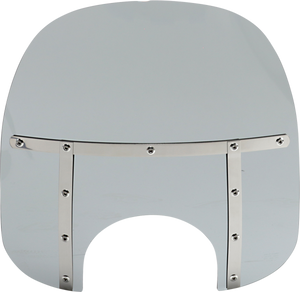 Memphis Shades - Fats Windshield - 17" - 9" Headlight - Black Smoke - Memphis Fats Windshield - MEM36212 Memphis Shades - Fats Windshield - 17" - 9" Headlight - Black Smoke - Memphis Fats Windshield - MEM36212