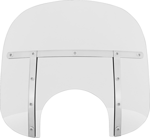 Memphis Shades - Fats Windshield - 13" - 9" Headlight - Clear - Memphis Fats Windshield - MEM3510