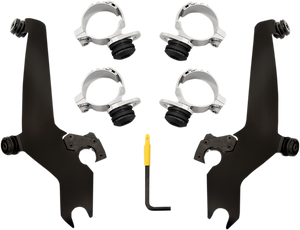 Memphis Shades - Sportshield Mounting Kit - Black - Scout - Sportshield Trigger-Lock Mounting Kit - MEB2018 Memphis Shades - Sportshield Mounting Kit - Black - Scout - Sportshield Trigger-Lock Mounting Kit - MEB2018