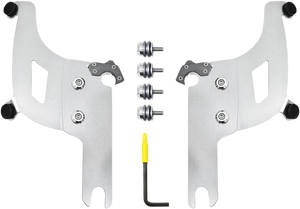 Memphis Shades - Bullet Mounting Kit - Polished - FLHRS/XS - Bullet Fairing Trigger-Lock Hardware Kit - MEK2042 Memphis Shades - Bullet Mounting Kit - Polished - FLHRS/XS - Bullet Fairing Trigger-Lock Hardware Kit - MEK2042