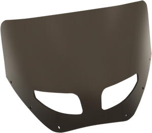 Memphis Shades - Roadwarrior Cafe Shield - Vented - Dark Black Smoke -11" - Road Warrior Windshield  Includes Vent - MEP87410 Memphis Shades - Roadwarrior Cafe Shield - Vented - Dark Black Smoke -11" - Road Warrior Windshield  Includes Vent - MEP87410