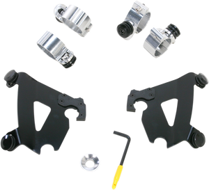 Memphis Shades - Cafe Mounting Kit - Black - XL - Cafe Fairing Trigger-Lock Hardware Kit - MEB1995 Memphis Shades - Cafe Mounting Kit - Black - XL - Cafe Fairing Trigger-Lock Hardware Kit - MEB1995
