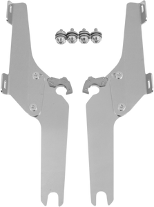 Memphis Shades - Batwing Trigger Lock Mounting Kit - VN 1600 - Polished - Fats/Slim Windshield Trigger-Lock Complete Mount Kit - MEK1940 Memphis Shades - Batwing Trigger Lock Mounting Kit - VN 1600 - Polished - Fats/Slim Windshield Trigger-Lock Complete Mount Kit - MEK1940