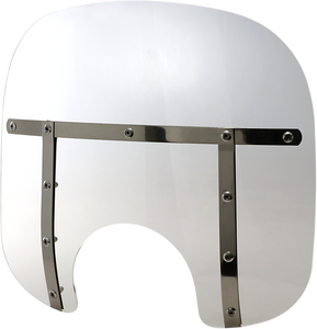 Memphis Shades - Fats Windshield - 13" - Clear - Memphis Fats Windshield - MEM3110