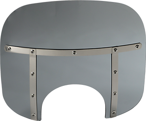 Memphis Shades - Fats Windshield - 13" - 9" Headlight - Black Smoke - Memphis Fats Windshield - MEM35112 Memphis Shades - Fats Windshield - 13" - 9" Headlight - Black Smoke - Memphis Fats Windshield - MEM35112