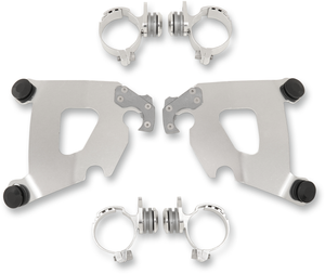 Memphis Shades - Cafe Mounting Kit - Polished - Scout - Cafe Fairing Trigger-Lock Mounting Hardware - MEK2025