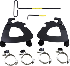 Memphis Shades - Gauntlet Mounting Kit - Black - XL - Gauntlet Fairing Trigger-Lock Hardware Kit - MEB2057 Memphis Shades - Gauntlet Mounting Kit - Black - XL - Gauntlet Fairing Trigger-Lock Hardware Kit - MEB2057