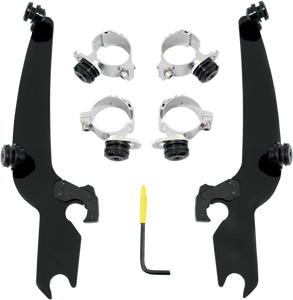 Memphis Shades - Trigger Lock Sportshield Mounting Kit - Bolt - Black - No-Tool Trigger-Lock Mount Kit for Sportshield - MEB1992