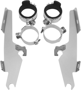 Memphis Shades - Fats/Slim Trigger Lock Mounting Kit - XVS 650 - Fats/Slim Windshield Trigger-Lock Complete Mount Kit - MEM8980
