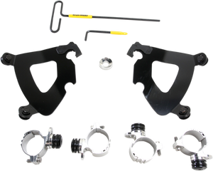 Memphis Shades - Gauntlet Mounting Kit - Black - XL883 - Gauntlet Fairing Trigger-Lock Hardware Kit - MEB2002 Memphis Shades - Gauntlet Mounting Kit - Black - XL883 - Gauntlet Fairing Trigger-Lock Hardware Kit - MEB2002